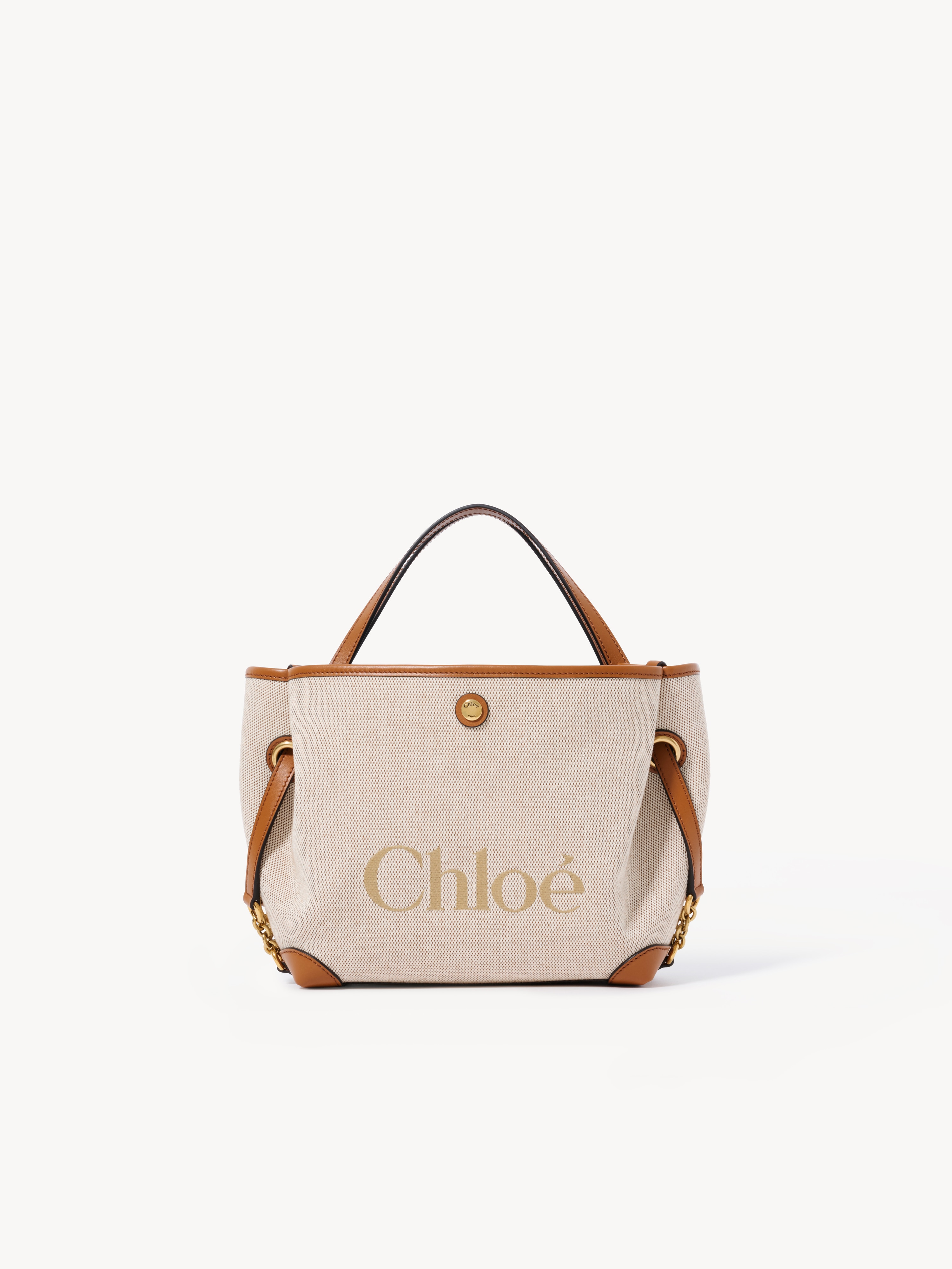 Chlo&eacute; Clover double carry bag in canvas - NaN