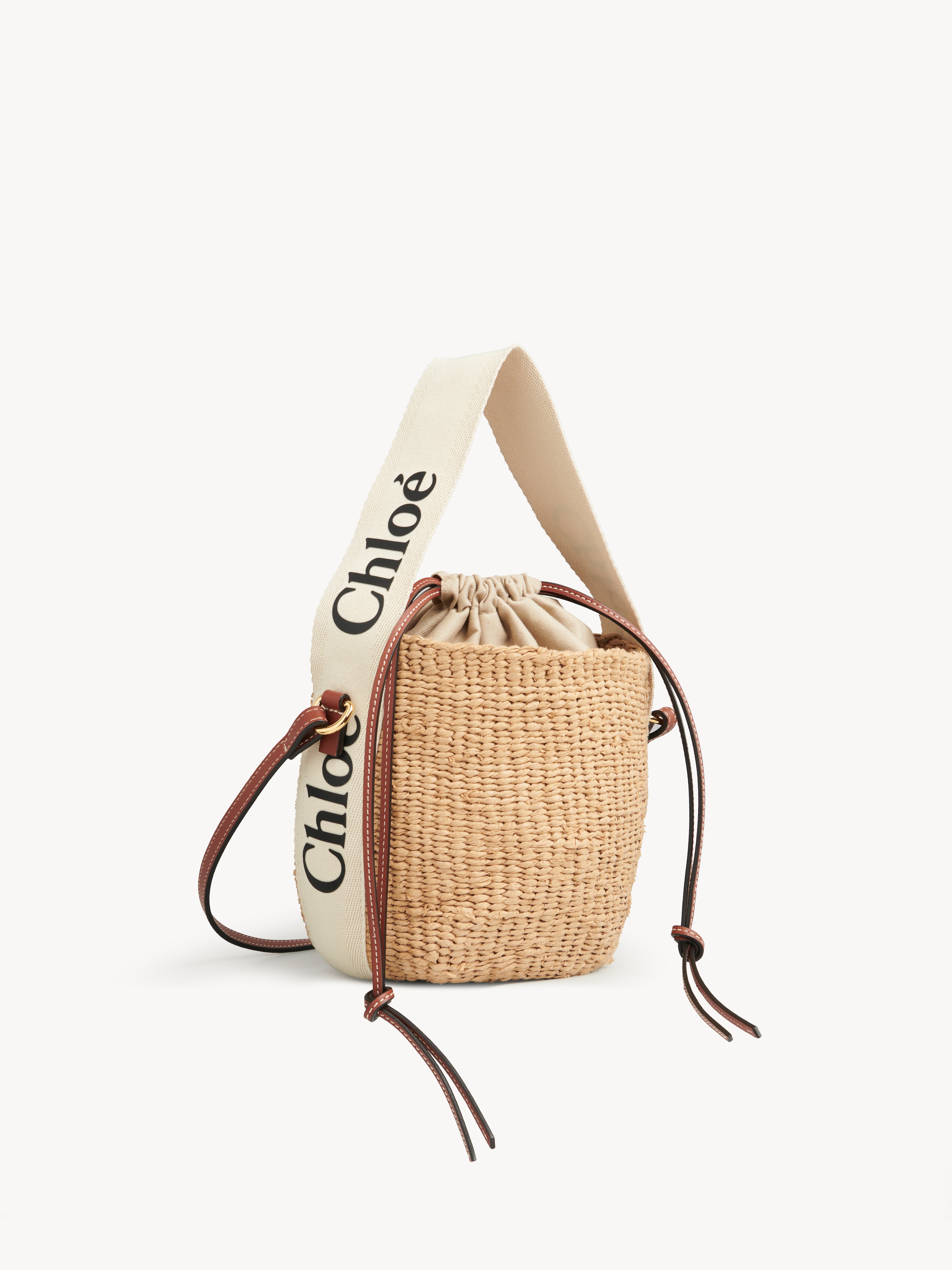 Large Woody basket in natural fibers - NaN