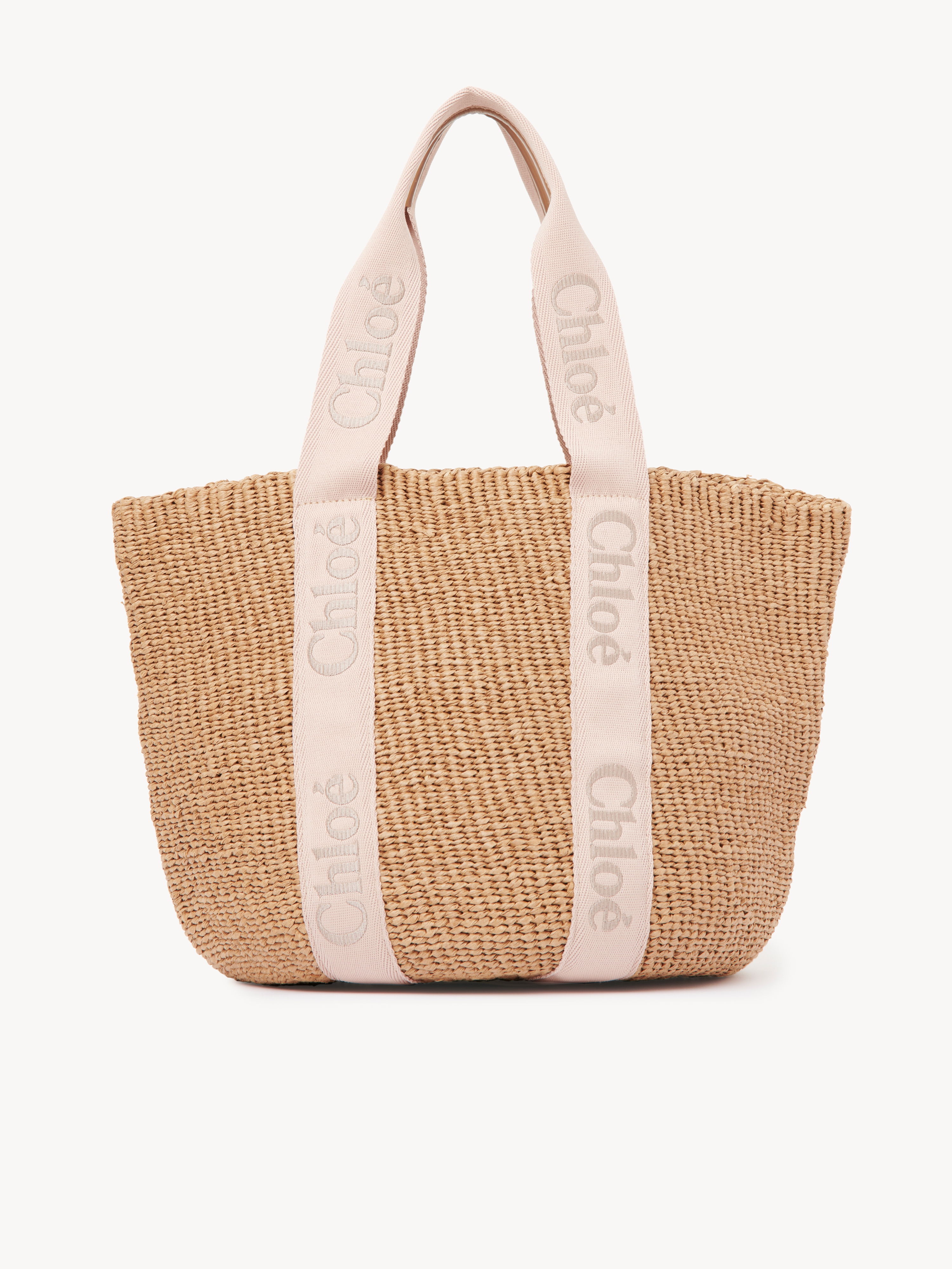 Small Woody tote bag in natural fibres - NaN