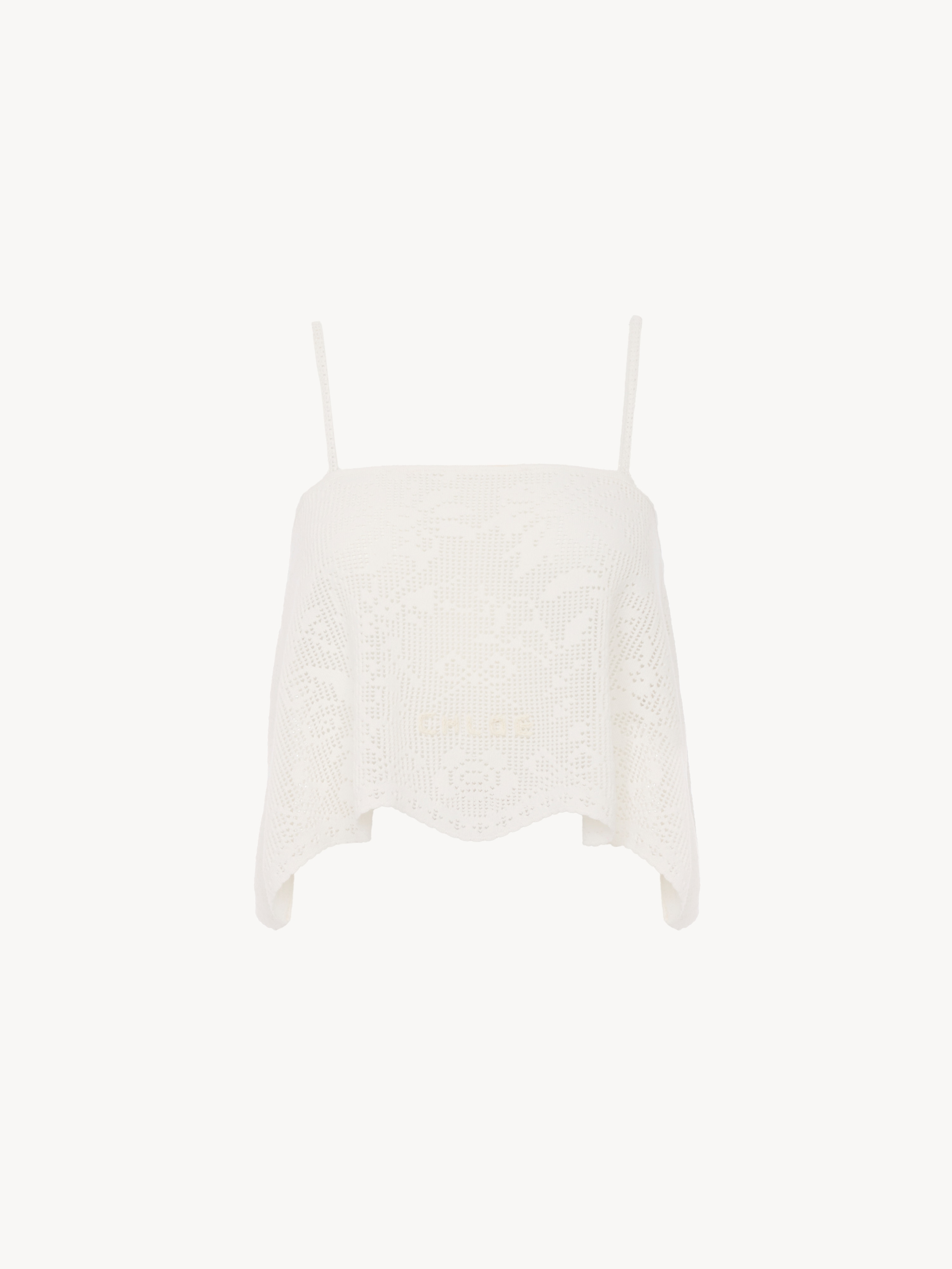 Cropped cardigan in a cotton knit - NaN