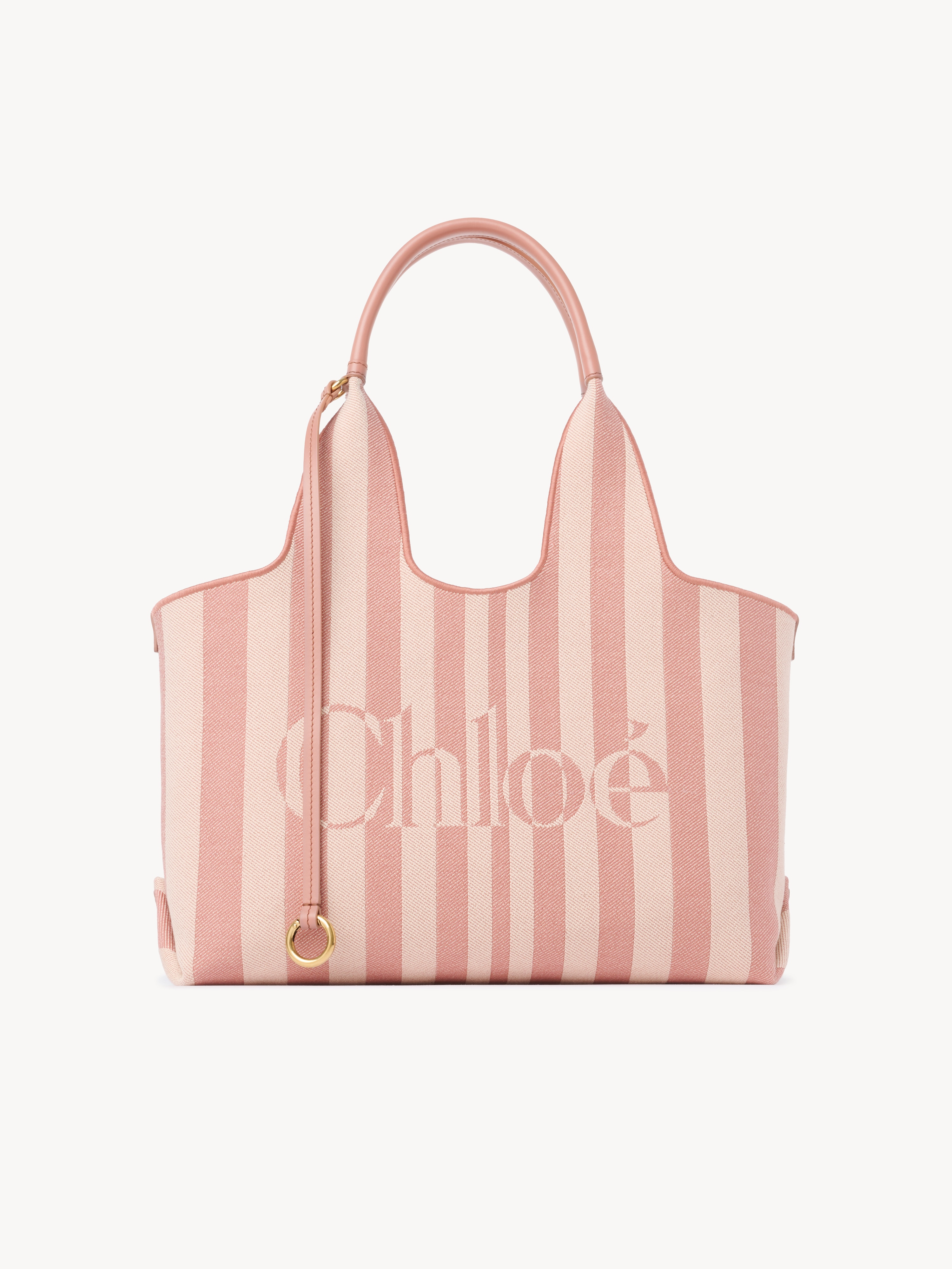 Mini Chlo&eacute; Stripy tote bag in jacquard - NaN