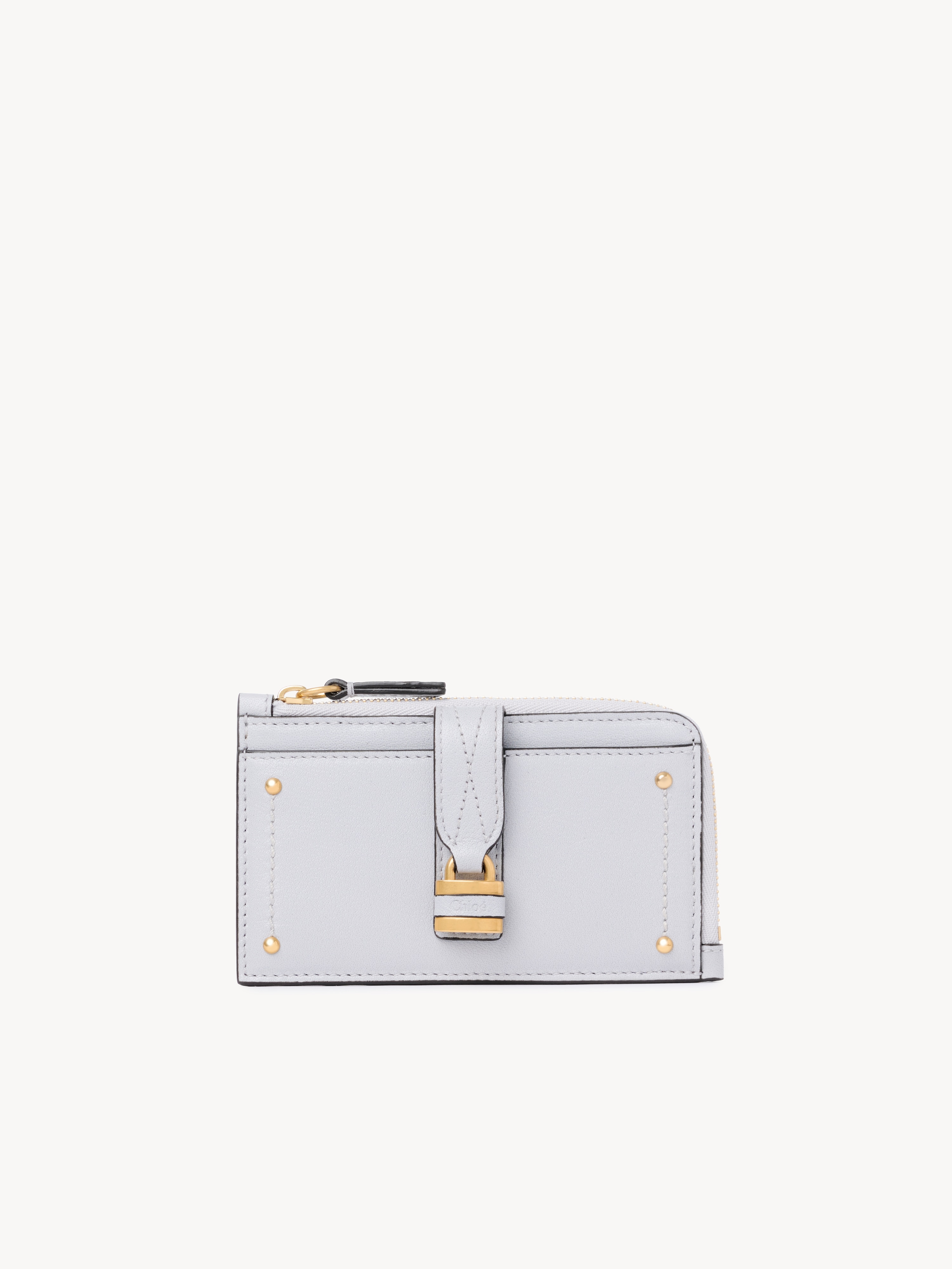 Paddington square wallet in grained leather - NaN