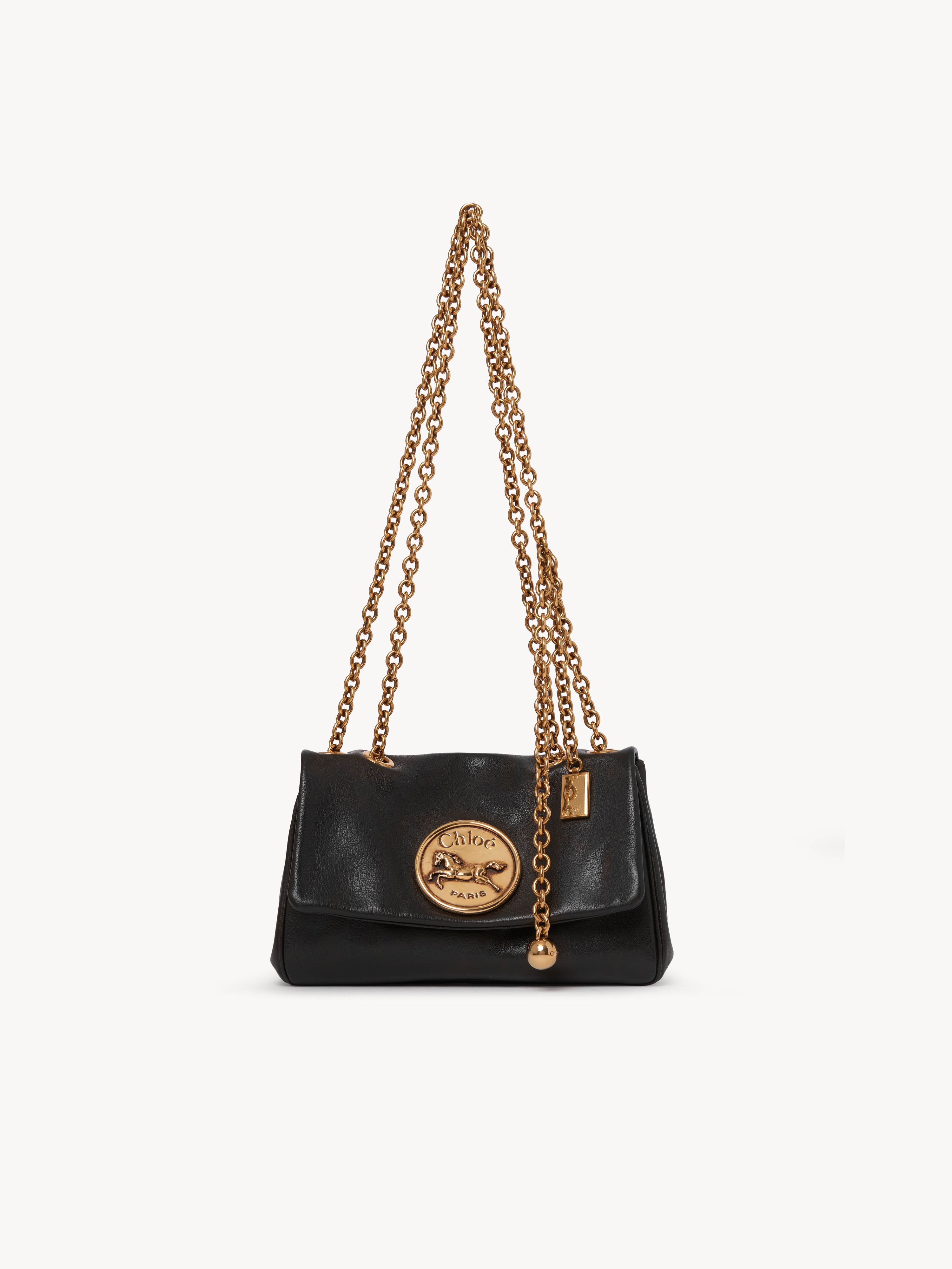 Chlo&eacute; Heritage shoulder bag in grained leather - NaN