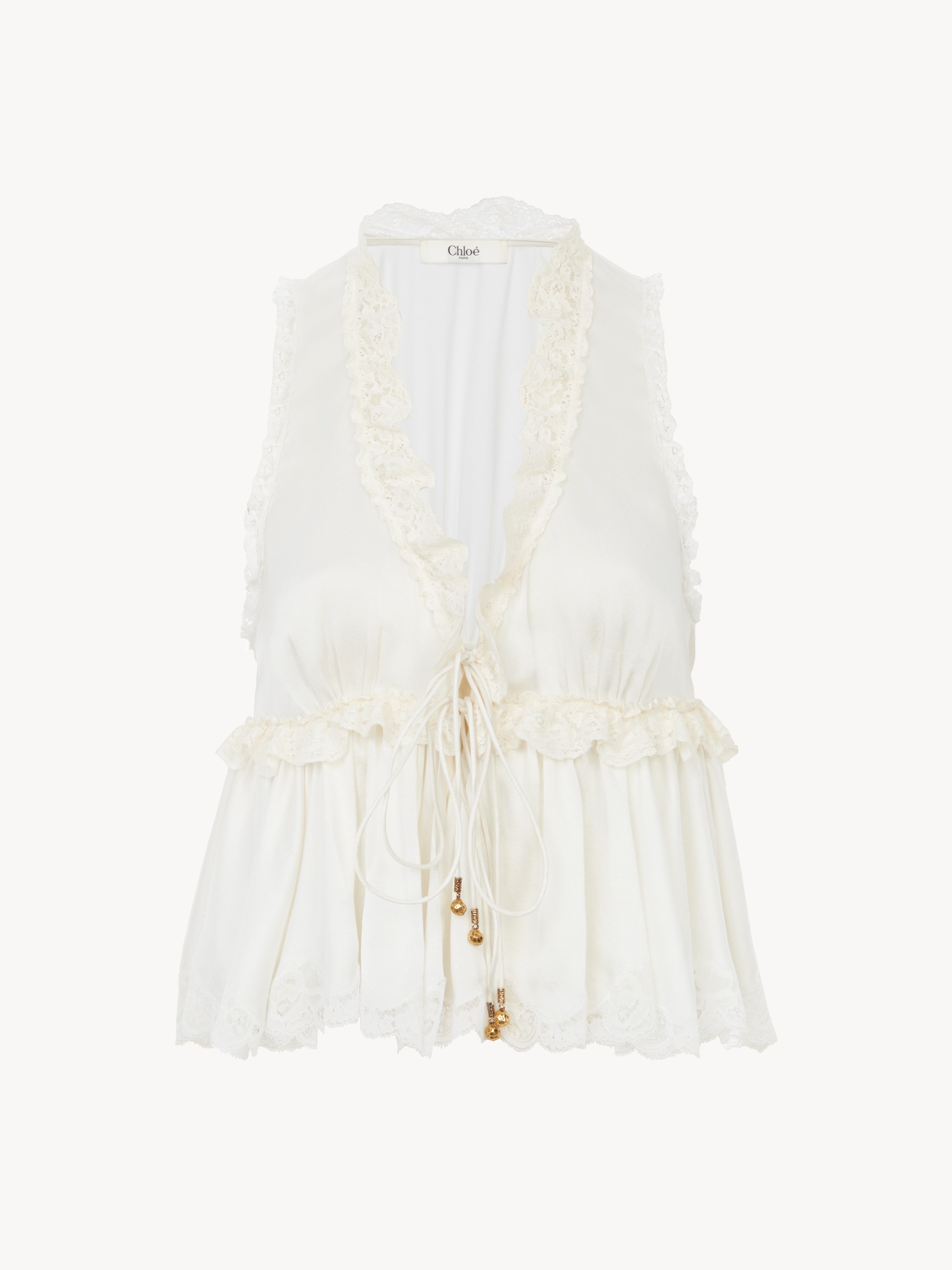 Peplum riding jacket in leather - NaN